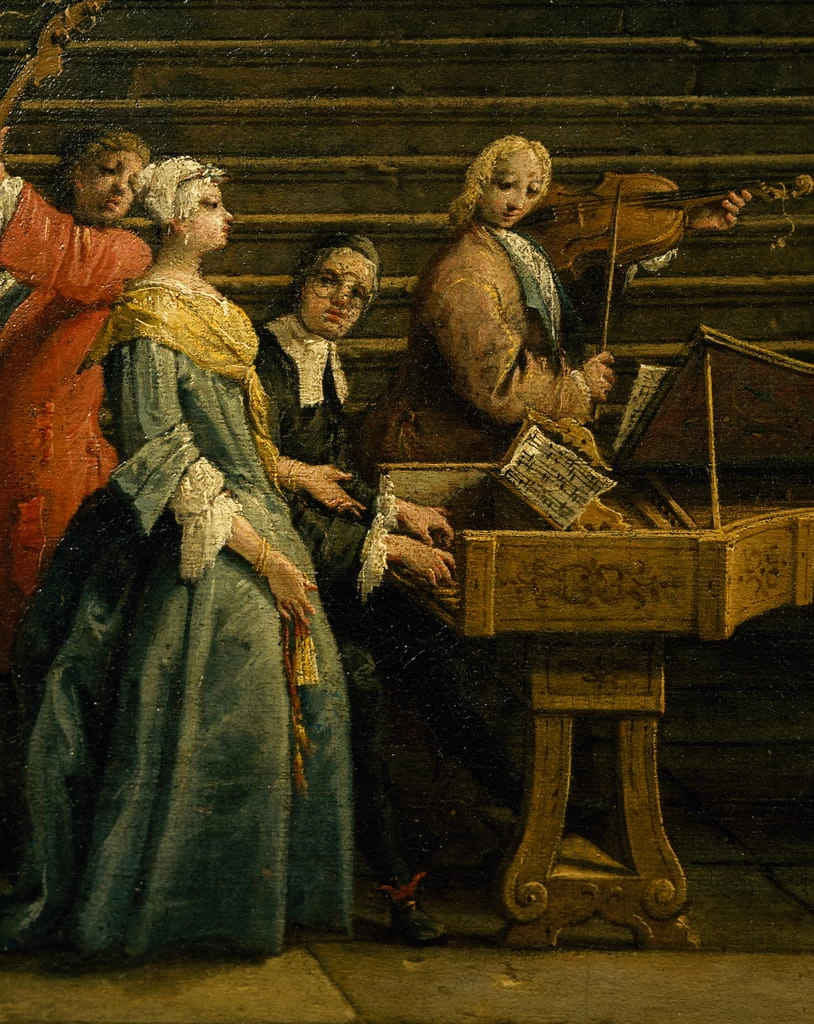 Concerto alla Villa - Palazzo Contarini Fasan, Venezia, dettaglio